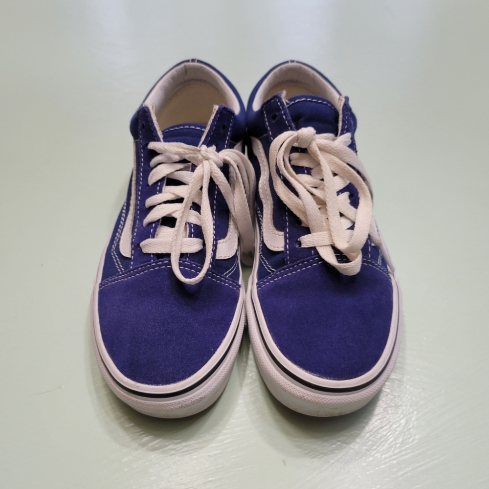 Navy Vans Old School sz W 6 - Picture 4 of 8
